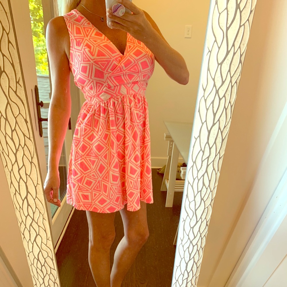 Neon Hot Pink dress